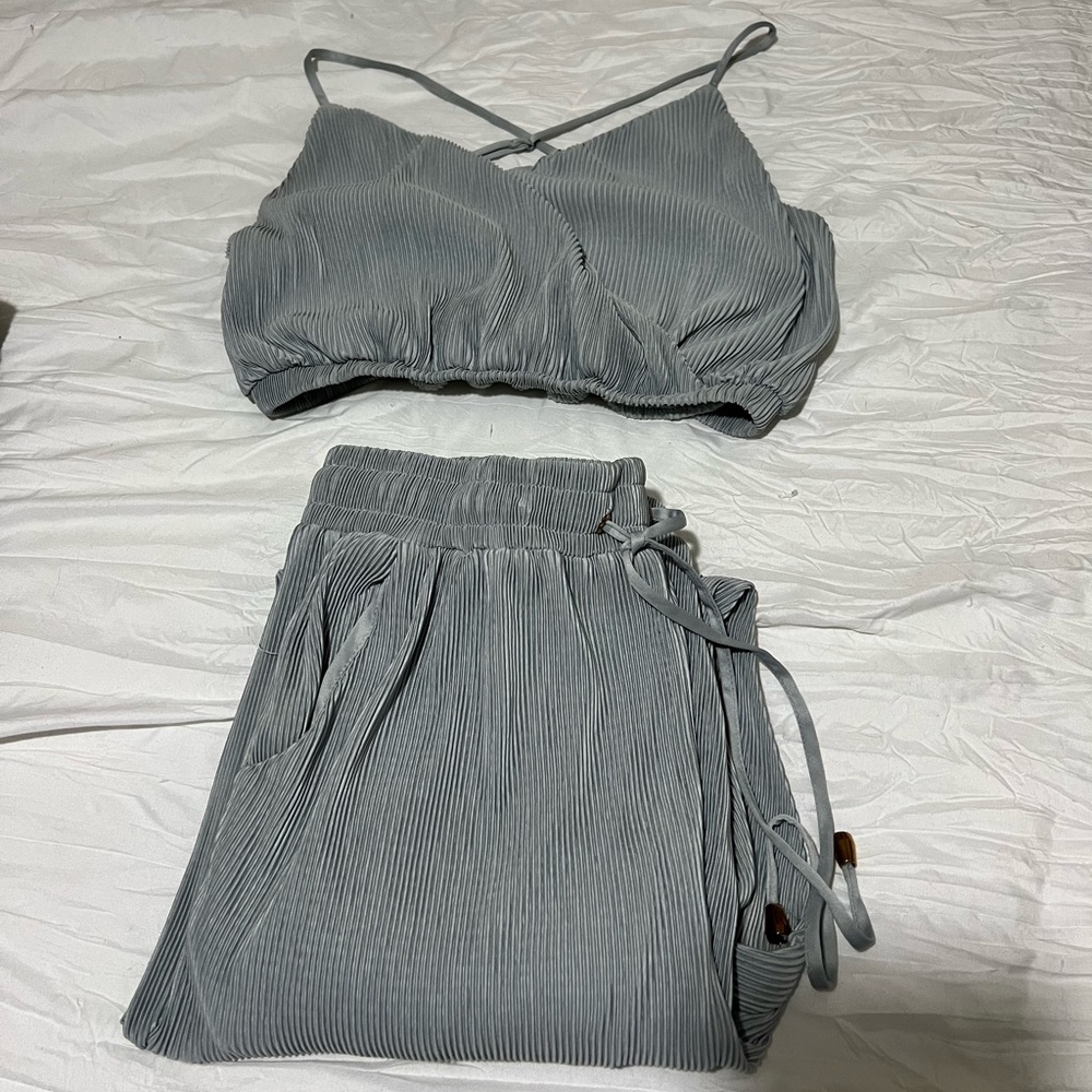 Ribbed two piece set
